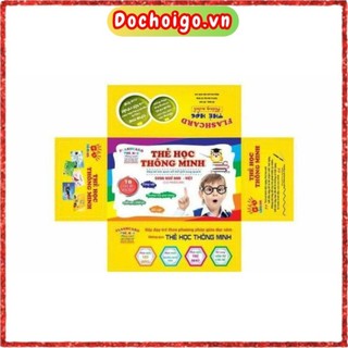 Bộ 416 thẻ học chữ song ngữ thẻ học thông minh 16 chủ đề dochoigo.vn