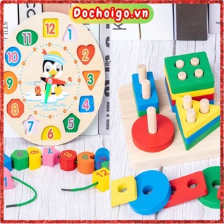 Đồ chơi phát triển trí tuệ cho bé, combo 2 món đồ chơi dochoigo.vn