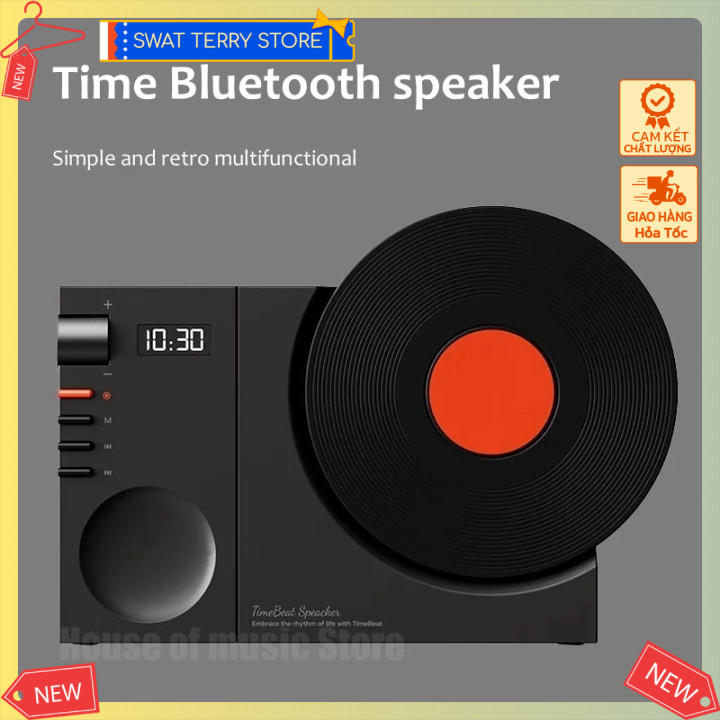 Loa để bàn phong cách Đĩa Than Retro New Wireless Bluetooth Speakers Desktop