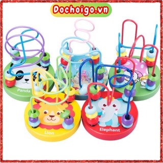 Đồ chơi luồn hạt size nhỏ cho bé đồ chơi gỗ dochoigo.vn