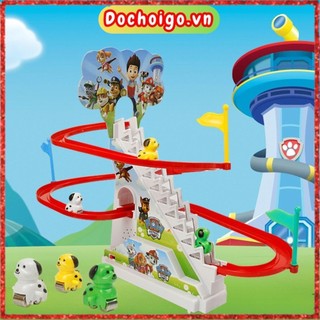 Đồ chơi cho bé đội chó cứu hộ leo cầu thang có nhạc vui nhộn size vừa dochoigo.vn