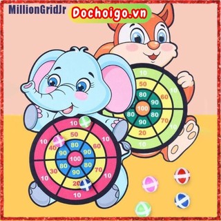 Đồ chơi ném bóng dính, bảng phi tiêu an toàn rèn luyện tính tập trung cho bé 1 2 3 4 5 tuổi dochoigo.vn