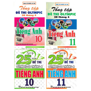  Sách Tham Khảo - Đề Thi Olympic 30 Tháng 4 Môn Tiếng Anh Lớp 10 + 11 - HA 