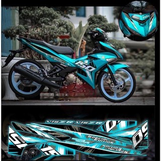 tem rời exciter 150 Malay phối đủ màu xe