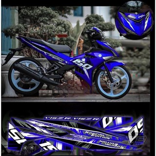 Tem rời exciter 150 Malay phối đủ màu xe
