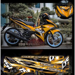 tem rời exciter 150 Malay phối đủ màu xe