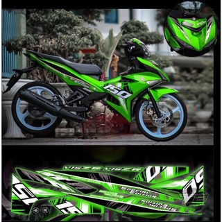 tem rời exciter 150 Malay phối đủ màu xe