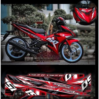 tem rời exciter 150 Malay phối đủ màu xe