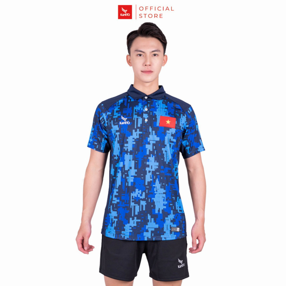 Áo polo tuyển bóng bàn VIETNAM 2022 KAMITO 💖00302_top1shop