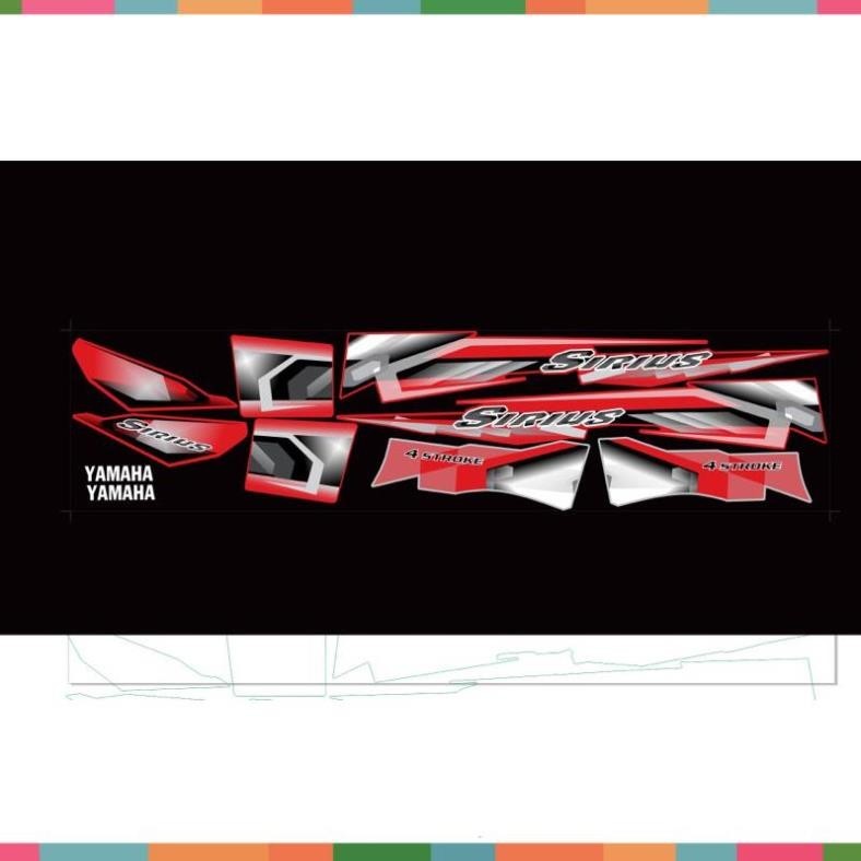 Tem rời Sirius zin 2006 full đỏ bạc