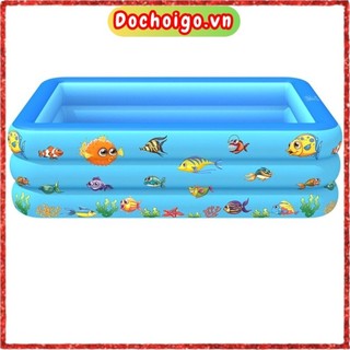 Bể bơi phao bơi kích thước đầy đủ có đế chống trượt 1m2 1m3 1m5 1m8 2m1 , 2 tầng, 3 tầng dochoigo.vn