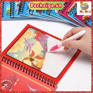 Đồ chơi bộ tô màu nước không dính bẩn tay chân nhiều chủ đề cho bé dochoigo.vn