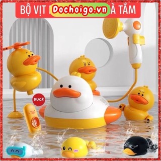 Đồ Chơi Vịt Phun Nước, Đồ Chơi Nhà Tắm thả bồn tắm Cho Bé- đồ chơi nhà tắm-dochoigo.vn