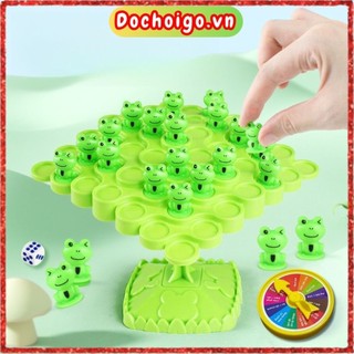 Ếch cân bằng đồ chơi xếp hình cây cân bằng hình chú ếch dễ thương cho bé trai bé gái