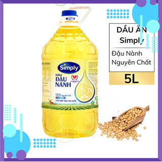 Dầu ăn simply đậu nành - chai 5l