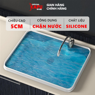 Dải silicon KAPU ngăn nước phòng tắm, bồn rửa chén, máy giặt đi kèm keo đỏ chống nước, sử dụng dễ dàng, tiện nghi