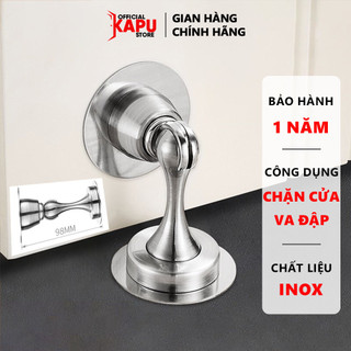 Bộ chặn cửa Inox khoan tường đinh ốc rất chắc chắn - Phụ Kiện Cửa KAPU