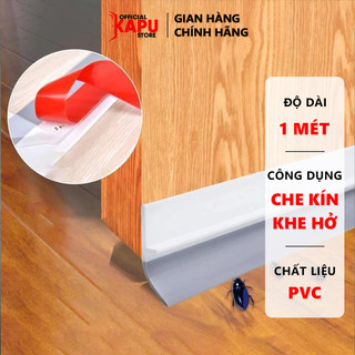 Thanh gắn chân cửa KAPU PVC chống nước, côn trùng, khói bụi, dài 1 mét dùng cho phòng tắm, nhà vệ sinh