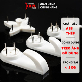 Đinh 4 chân KAPU dùng treo tranh ảnh, treo túi xách, túi đồ, đinh treo đa năng chịu lực cao nhựa bền đẹp