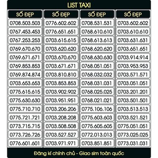 Sim mobi số đẹp