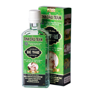 Tinh dầu tràm Bé Thơ chai xanh 100ml , 50ml , dầu tràm Huế cho bé(Chính hãng tem Cty