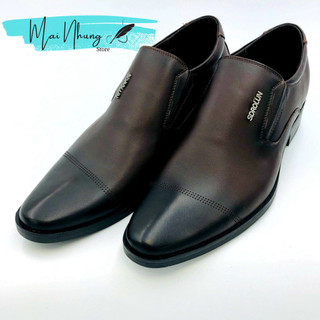 Giày tây nam công sở da mềm đế khâu size 38 đên 44 đế cao 7 cm