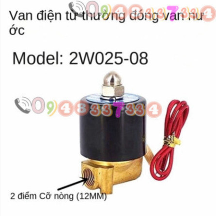 Van Điện Từ Thường Đóng Van Nước 2 Phút 4 Phút 6 Phút 1 Inch 2 Inch Van Hai Chiều Dây Đồng Ac220vdc2