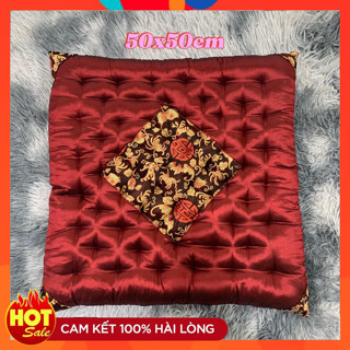 Đệm ngồi bệt dày Đệm ghế sofa ngồi thiền 50x50cm cực êm cho phòng khách, quán ăn, không gian thư giãn sang trọng