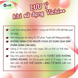 30 Viên Giảm Cân Chính Hãng VICHI++ Tặng 30v detox khóa cân