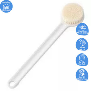   Loại Tốt Có Hộp - Bàn Chải Cọ Chà Lưng Muji Nhật Bản Cây Bông Tắm Chà Lưng 