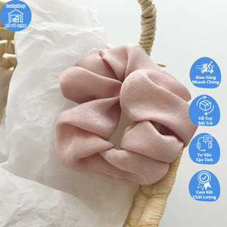 c tóc scrunchie lụa siêu xinh