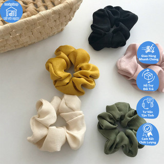 c tóc scrunchie lụa siêu xinh