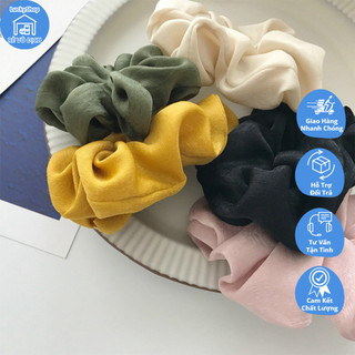 c tóc scrunchie lụa siêu xinh