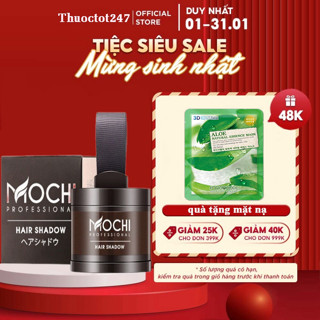 Phấn phủ bạc Mochi Nhật Bản. Phấn che khuyết điểm thưa tóc, bạc tóc chính hãng