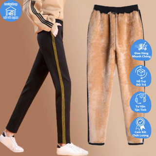 HMD0067 Quần nữ lót lông cừu dày dặn cực ấm mùa đông