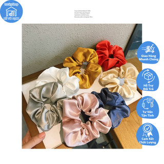 c tóc scrunchie lụa bóng siêu xinh