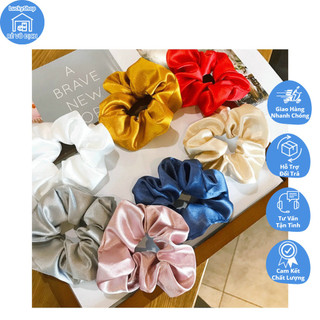 c tóc scrunchie lụa bóng siêu xinh