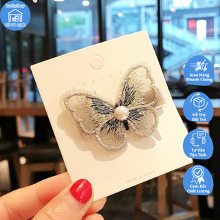 bướm đính hạt họa tiết ren