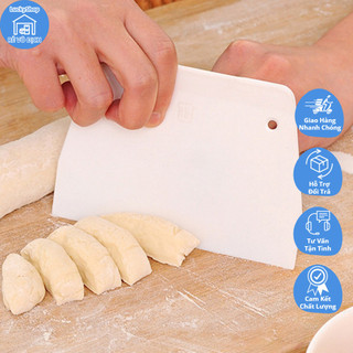 Hmd0094 miếng nhựa cắt bột, vét bột,chà láng