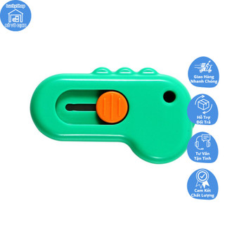HMD0108 Dao rọc giấy mini lưỡi ngắn hình khủng long