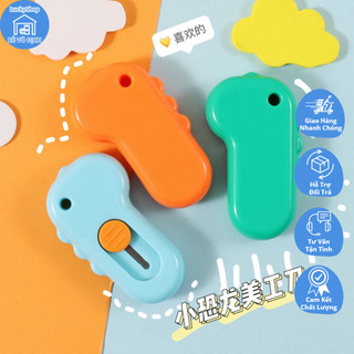  Dao rọc giấy mini lưỡi ngắn hình khủng long