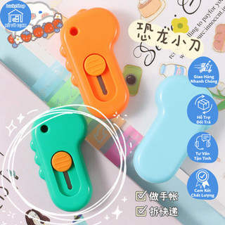  Dao rọc giấy mini lưỡi ngắn hình khủng long