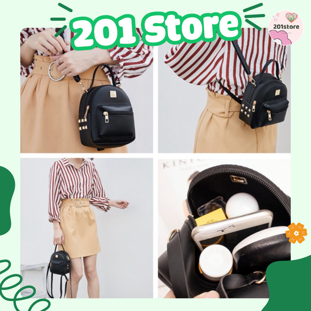 Balo mini đinh tán