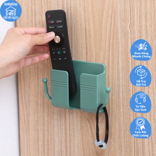 HMD0253 Kệ dán tường để điện thoại điều khiển thông minh có móc treo tiện lợi