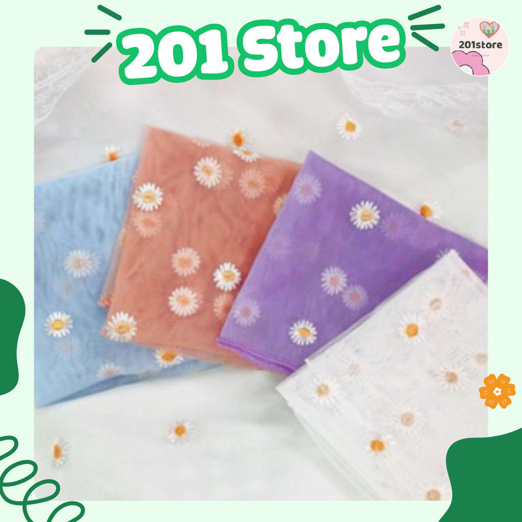 Khăn Bandana cúc hoạ mi