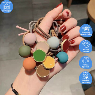  tóc co giãn màu trơn cho nữ