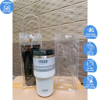 HMD0121 Túi trong suốt đựng ly bình giữ nhiệt bền đẹp tiện lợi đi học đi làm
