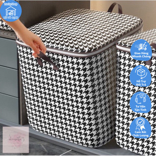 HMD0260 Giỏ đựng quần áo bằng vải, túi đựng chăn màn đa năng,có thể gấp gọn,giỏ cất trữ trang trí,decor