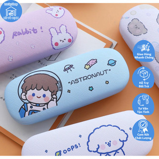 Hmd0176 hộp đựng kính da hoạt hình dễ thương