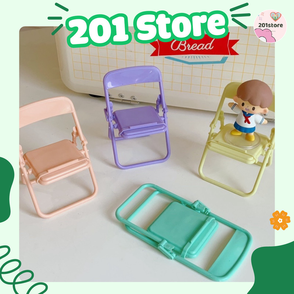 Giá đỡ điện thoại để bàn thiết kế hình chiếc ghế dễ thương tiện lợi